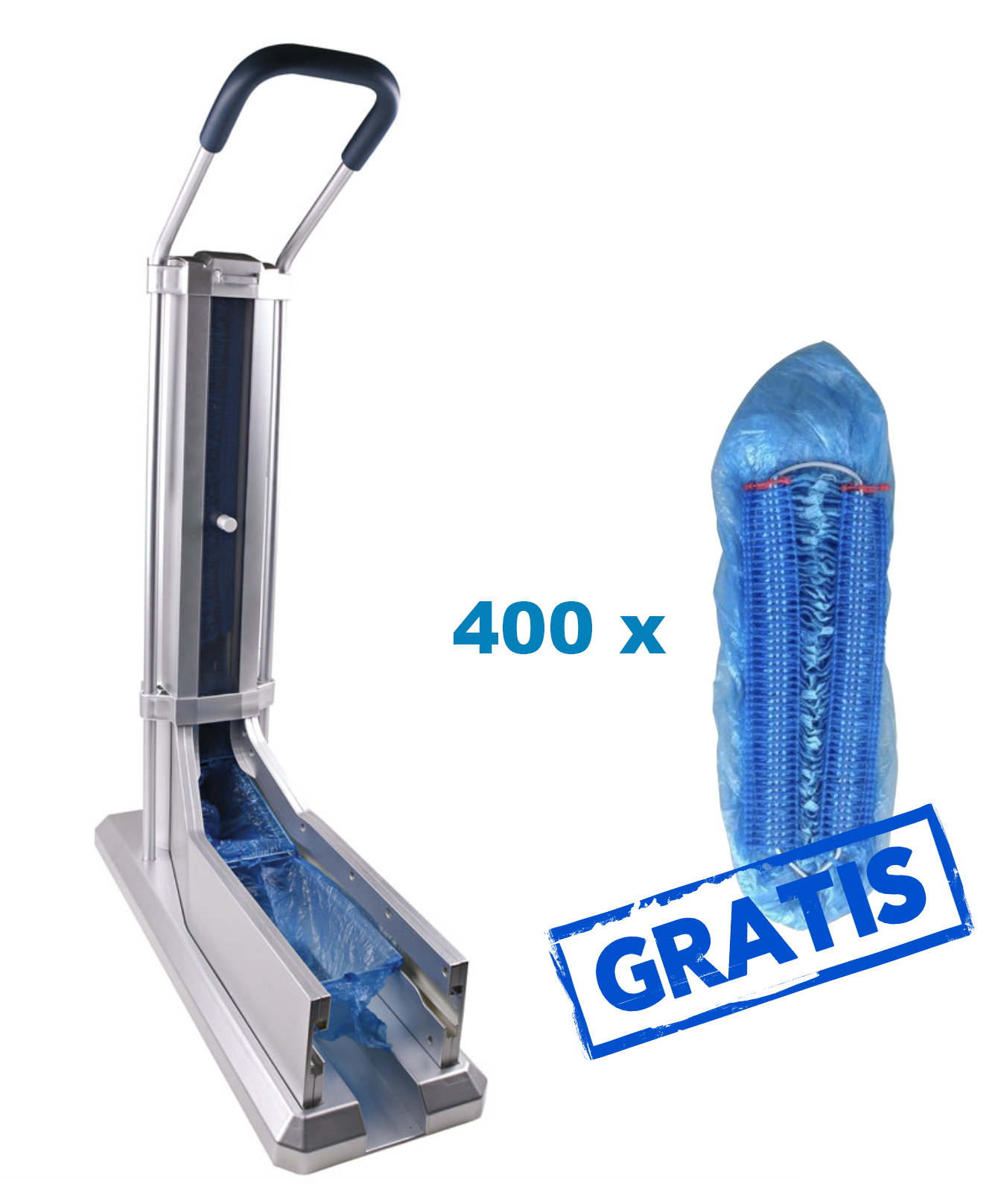 Pachet Dispenser automat acoperitori pantofi + 400 buc acoperitori pantofi GRATUIT  StepN\'go super trafic  MS II L100